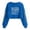 Shirts-29Blue, variant on Gamivast Womens Graphic Sweatshirts Game Day Block Letter Graphic Crew Neck Long Sleeve Cropped Sweatshirts Pullover Tops Casual Athletic Wear Outfits