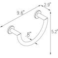 thumbnail image 2 of Ginger 4605/PC Kubic, Towel Ring, Polished Chrome, 2 of 2