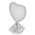 thumbnail image 2 of Nail Display Stand, Elegant Style Heart Shaped Design Nail Display Premium Resin  For Photo Silver, 2 of 8