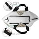 thumbnail image 4 of Balery Zebra Bolsa Tote Estilo Estético con Cremalleras, Bolsa de Hombro, Bolsa de Compras Grande y Plegable, 4 of 8