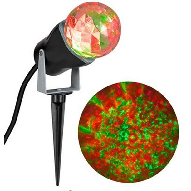 Led Lightshow Kaleidoscope Projection Red Green Spotlight For Christmas Parties Landscape Highlight Your Outdoor Christmas Decor With Precision Using This By Gemmy Walmart Com Walmart Com