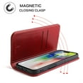 thumbnail image 6 of Allytechgroup Compatible with iPhone 11 Pro Max Wallet Phone Case, PU Leather RFID Blocking Flip Case with Credit Card Slot  Shockproof Protective Back Cover for Apple iPhone 11 Pro Max, Red, 6 of 9