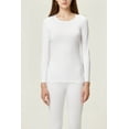 thumbnail image 3 of DEVOPS Women's Thermal Underwear Long Johns Top & Bottom Set (X-Large, White), 3 of 4