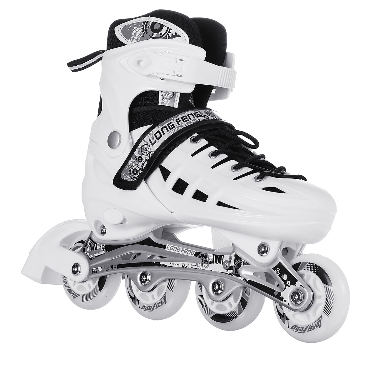 Details about   Inline Skates with 8 Lights Up LED Wheels Outdoor 3 Size Adjustable Roller, 