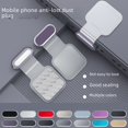 thumbnail image 3 of El tapón antipolvo para teléfono móvil es adecuado para la interfaz Huawei Android de la serie Apple 15, enchufe de alimentación de metal de silicona universal antipérdida, 3 of 4
