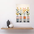 thumbnail image 2 of Plant Pots Simple Pastel Colour Oil Painting Bright Pink Green Blue Boho Artwork Large Wall Art Poster Print Thick Paper 18X24 Inch, 2 of 5