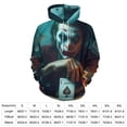 thumbnail image 4 of Joker Hoodies for Men Women, Unisex Hooded Sweatshirt, Oversized Pullover with 3D Print, Casual Loose Fit Hoodie, S-6XL, 4 of 8