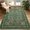 Green&beige&dark Gray, variant on Area Rugs 5'x7' Washable Non-Slip, Floral Distress Medallion Carpet for Living Room Bedroom Dining Room, Beige&Gray&Brown