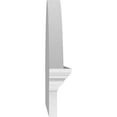 thumbnail image 4 of Ekena Millwork 34"W x 15-3/8"H x 2-3/4"P Segment Arch 3 Spoke Architectural Grade PVC Combination Pediment, 4 of 7