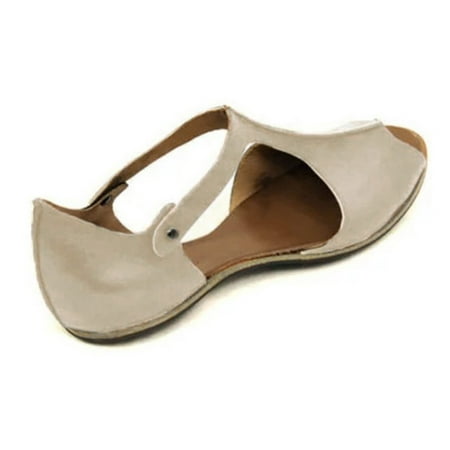 

dyfzdhu sandals for women fashion flats fish mouth beach shoes open toe ankle bottom roman sandals