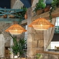 thumbnail image 5 of Arturesthome Wabi-Sabi Style Japanese Retro Hemp Rope Pendant Light, 5 of 11