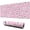 Pink Halloween Skulls, variant on Long Mouse Pads for Desk,Playful Halloween Ghosts Pattern Desk Mats on Top Of Desks, Desk Mouse Pad Extra Large with 3mm Non-Slip Base and Stitched Edge for Gaming,Office,Work,Home 31.5x11.8in