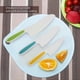 thumbnail image 1 of Knives for Kids 3-Piece Nylon Kitchen Baking Knife Set: Children's Cooking Knives Firm Grip, Serrated Edges, 1 of 5