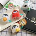 thumbnail image 2 of LLavero de peluche de pingüino de huevo hervido tostado, Serie de desayuno, colgante de bolsa de pulpo Animal Kawaii, juguetes de peluche suaves, 1 unidad, 2 of 5