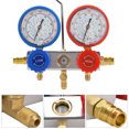 thumbnail image 4 of Refrigerant Fluorine Gauge, 0-500psi Leakproof High Accuracy Rubber AC Diagnostic Manifold Gauge  For R134A R12 R22, 4 of 8