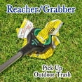thumbnail image 6 of RMS 32" Extra Long Grabber Reacher, Rotating Gripper, Mobility Aid Reaching Assist Tool, Trash Picker, Litter Pick Up, Garden Nabber, Arm Extension, Ideal for Wheelchair and Disabled (Green), 6 of 8