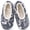 Dark Gray, variant on Ecetana Women's Fuzzy Slippers Warm Plush House Shoes Slip On Winter Cozy Bedroom Slippers