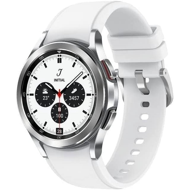Reloj inteligente SAMSUNG Galaxy Watch 4 de 44 mm con monitor de ECG - plateado
