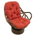 thumbnail image 2 of Rattan Swivel Rocker with Micro Suede Cushion -Cardinal Red, 2 of 2