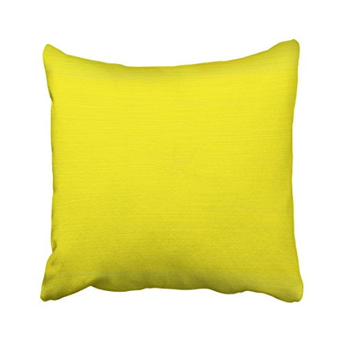 RYLABLUE Decorative Canary Yellow Bright Fashion Color Trend Throw