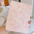 thumbnail image 1 of Sanrio Anime Hello Kitty Ipad Case Pro 11 Inch 10.9 Inch Air 1 2 3 Kawaii Cartoon with Pen Slot Fold Protect Shell Girl Gift Toy Gift Festivals, 1 of 5