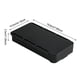 thumbnail image 4 of Práctica bolsa de escritorio autoadhesiva para debajo del cajón, organizador de almacenamiento para escritorio. negro, 4 of 4