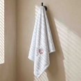 thumbnail image 7 of Striped Cotton Hair Towel Wrap for Women – Anti-Frizz Super Absorbent Quick Drying Hair Turban for Wet Hair Blue, 7 of 7