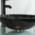 thumbnail image 6 of Wonline 24" Single Bathroom Vanity Cabinet Solid Wood w/ Mirrors Glass Vessel Sink, 6 of 7
