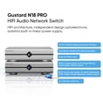 thumbnail image 2 of Conmutador de red de audio HiFi Gustard N18 PRO con 5 puertos Ethernet, 2 of 8