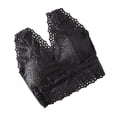 thumbnail image 3 of Sujetador de mujer de encaje Sexy Bralette Girl Elástico con correa de hombro ancha Sujetador Ropa interior de mujer, Negro Scienceny AP001220-02B, 3 of 7