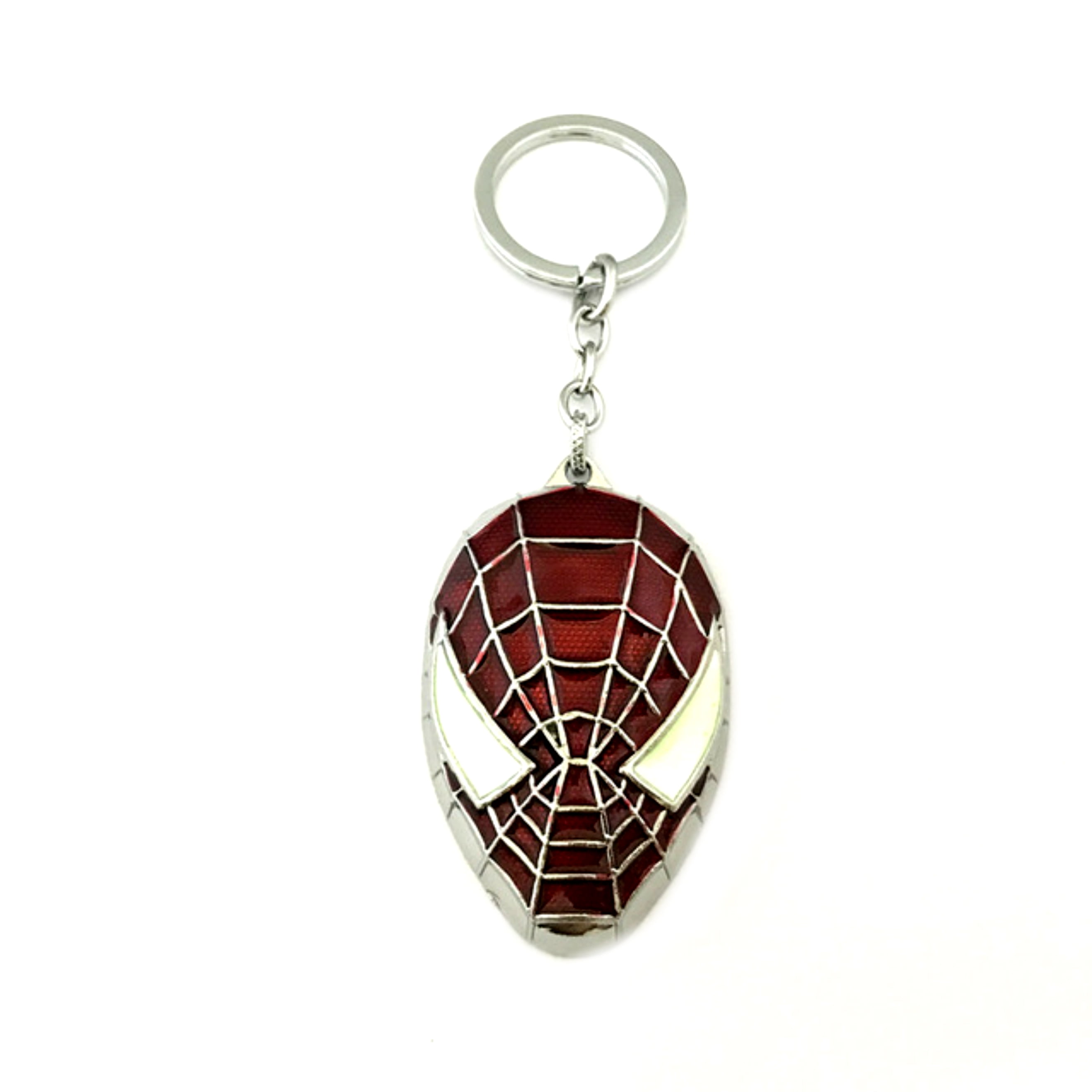 Spiderman Keychain Silver or Bronze Superhero Marvel Comics 