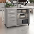 thumbnail image 2 of Hustle Rolling Storage Cabinet with Drawers in Platinum Gray - Engineered Wood, 2 of 10