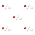 thumbnail image 1 of Wweixi Car Modification Sleek And Lightweight Hood Lock Various Styles Offered red DP17-32 5Set, 1 of 6