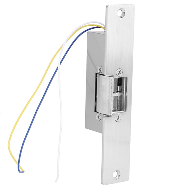 Cerradura De Puerta De Seguridad, Cerradura De Puerta Eléctrica De Estilo Americano Tipo NC/NO, Fácil Instalación Para Edificios De Oficinas Campus Puertas De Madera/metal ANGGREK No