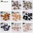 thumbnail image 6 of U8MO 8x6mm 10x8mm 13x10mm Rugby Oval Faceted Crystal Glass Loose Beads Wholesale lot-22# Bluish Purple AB-13x10mm (10pcs), 6 of 9