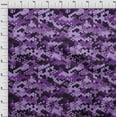 thumbnail image 4 of oneOone Viscose Chiffon Purple Fabric Abstract Sewing Craft Projects Fabric Prints By Yard 42 Inch Wide, 4 of 5