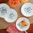thumbnail image 2 of The Pioneer Woman by Corelle 4-Piece Appetizer Plate Set, Evie, Blue, 2 of 6