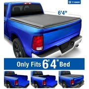 Tyger Auto T1 Soft Roll Up Truck Bed Tonneau Cover for 2003-2022 Dodge Ram 2500 3500 | Fleetside 6'4" Bed (76") | without Ram Box | TG-BC1D9056