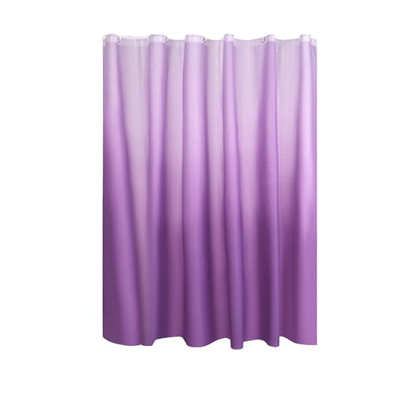 Qholemyo Polyester Shower Curtain 72x72 Gradient Color Print Waterproof Washable Decor Home Bathroom