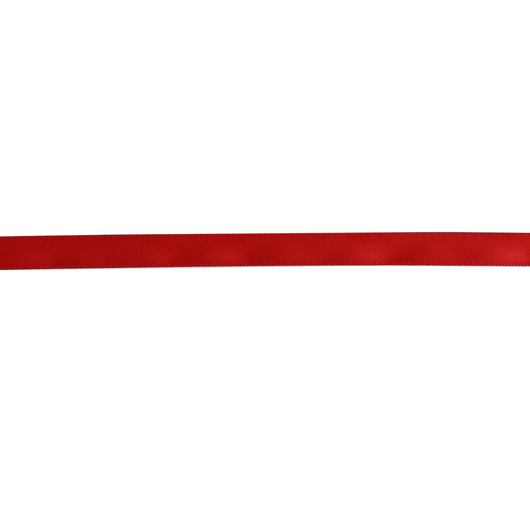 Gwen Studios 3/8" Red Satin Ribbon, 7 Yards