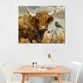 thumbnail image 3 of PIKWEEK  Country Canvas Wall Art - Farm Theme Prints with Barn, Longhorn, Texas Cotton, and Windmill Pictures for Farmhouse Kitchen and Bedroom Decor, Framed and Ready to Hang, 3 of 5