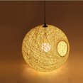 thumbnail image 3 of Kiven H Track Pendant Lightning,Adjustable Cord Length,Modern H Track Lighting Pendant Lights with Rattan Shade, 3 Lights, 3 of 7