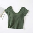 thumbnail image 2 of Hrsba Camisole Tops for Women,Solid Color Crew Neck Silk Like Lace Sleeveless Tank Top with Built In Fixed Bra for Outer Wear and Layering, 2 of 3