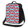 thumbnail image 1 of Disketp Cartoon Crabs Bolsa Térmica Estampada para Almuerzo, Lonchera para Hombres y Mujeres Adultos, 1 of 7