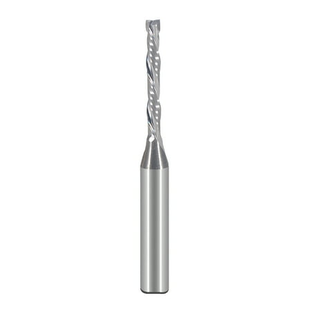 

Spiral Router Bits Up&Down Compression Bit 1/8 inch Cutting Diameter 1/4 inch Shank HRC55 Solid Carbide CNC End Mill for Wood Carving Engraving Grinding