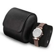 thumbnail image 3 of Estuche organizador de relojes jinwen PU cuero Negro para hombres y mujeres, 3 of 6