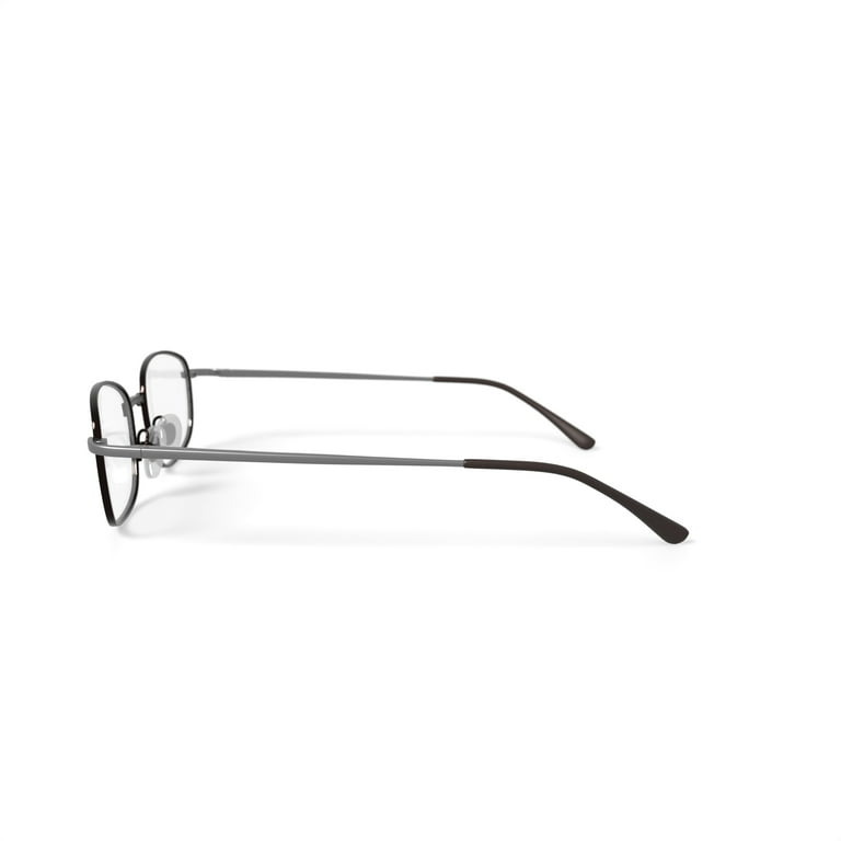 Walmart Men's FM12001 Rectangular Prescription Eyeglasses with