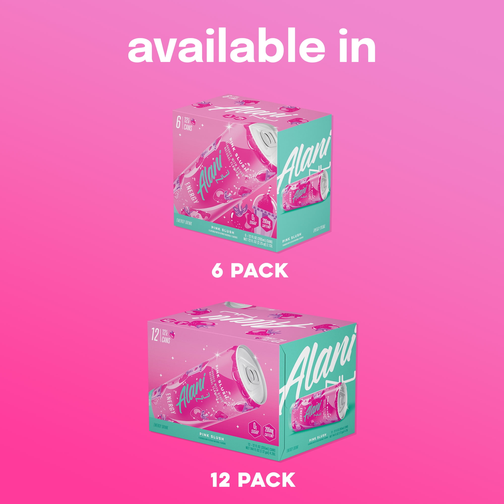 Alani Nu, Pink Slush, 12 fl oz, Single Can