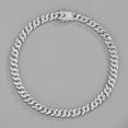 thumbnail image 3 of (Rose Gold-45cm)NL016 Hip-Hop Alloy Full Diamond Cuban Necklace, 3 of 5