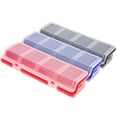 thumbnail image 6 of Tizuqe Plastic Sorting Box Tool Part Container Bin with Lid Screw Case Compartment Organizer Box for Garage Workshop Storage, 6 of 10